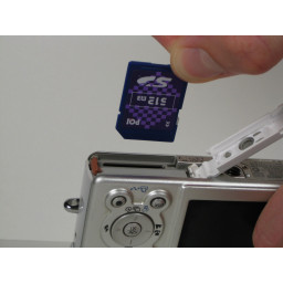 Замена карты памяти Canon PowerShot SD200